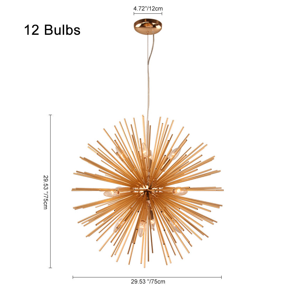Sunburst Sputnik Chandelier | 2 Sizes