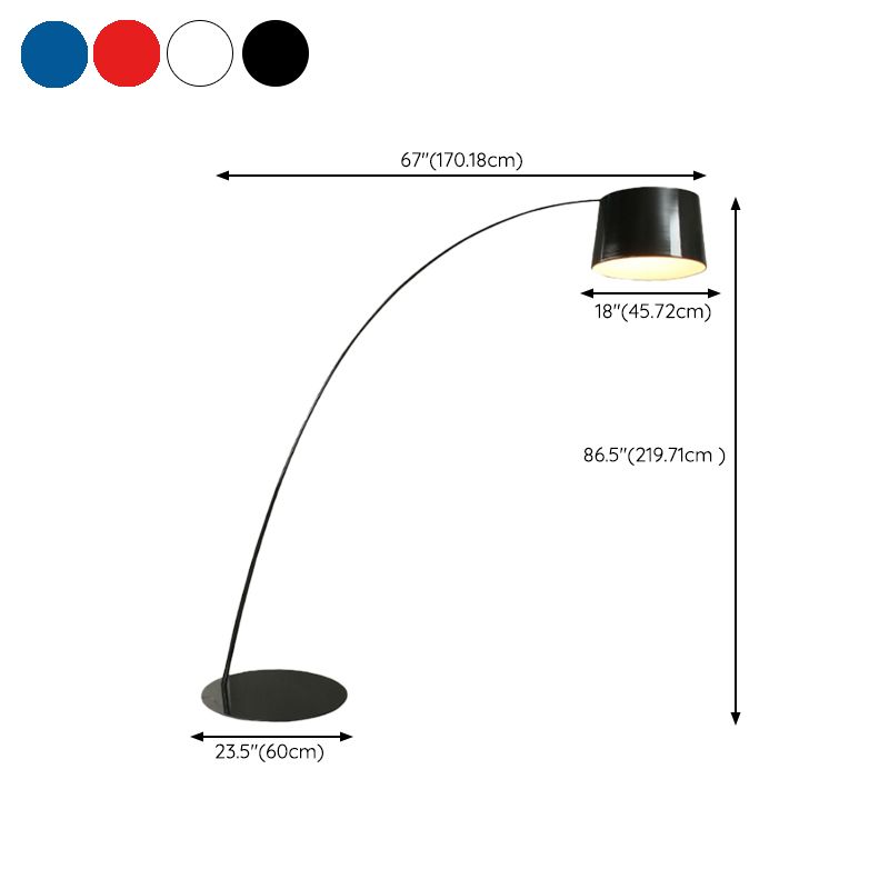Eryn Arc Dome Shade Floor Lamp | 4 Colours