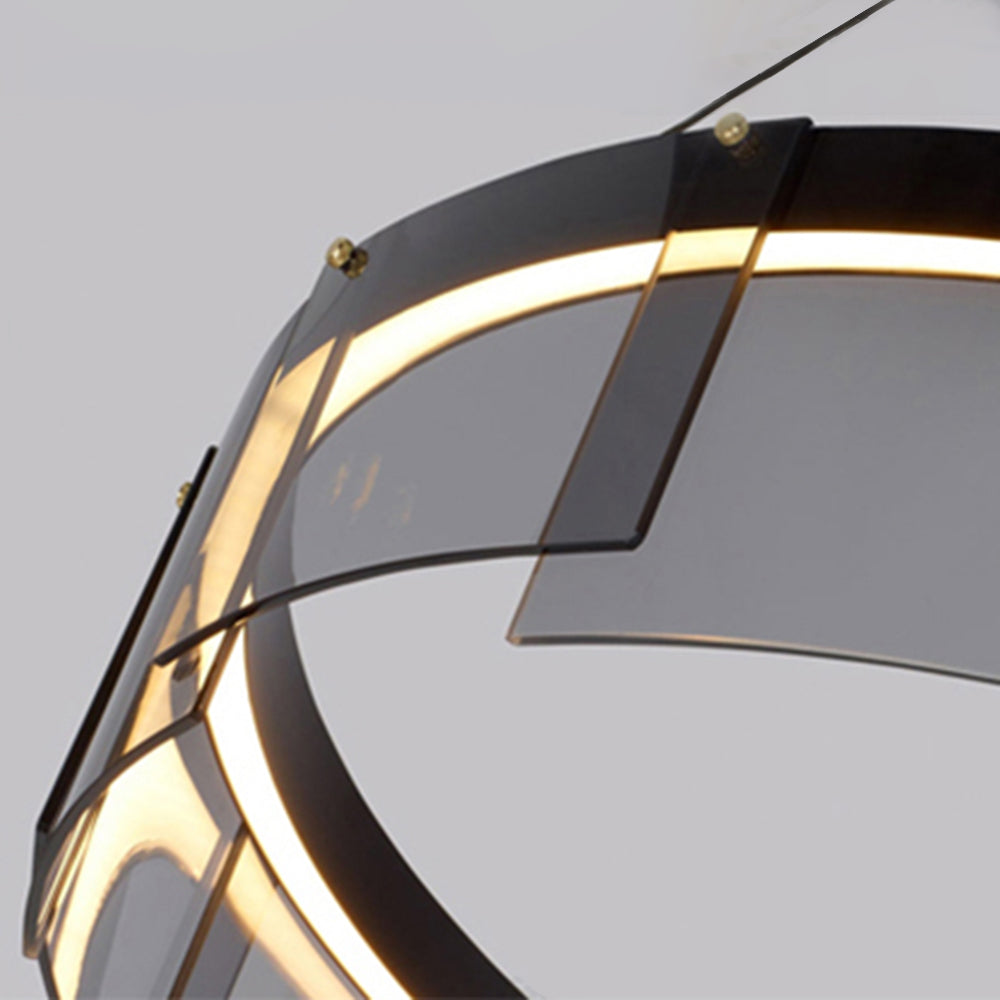 Modern Black Pendant Light with Adjustable Height | Sleek Metal Design for Elegant Kitchen Lighting 6