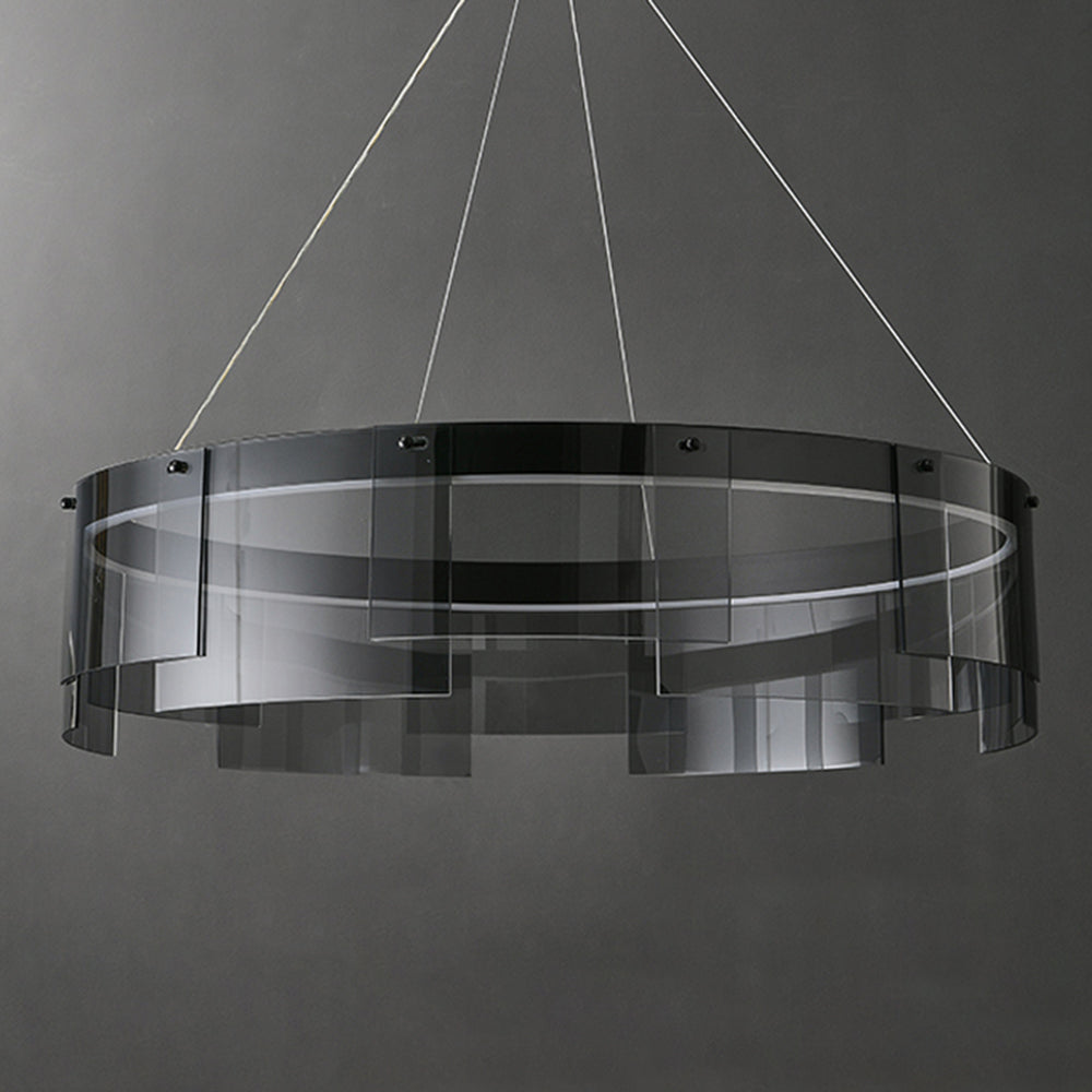 Modern Black Pendant Light with Adjustable Height | Sleek Metal Design for Elegant Kitchen Lighting 7
