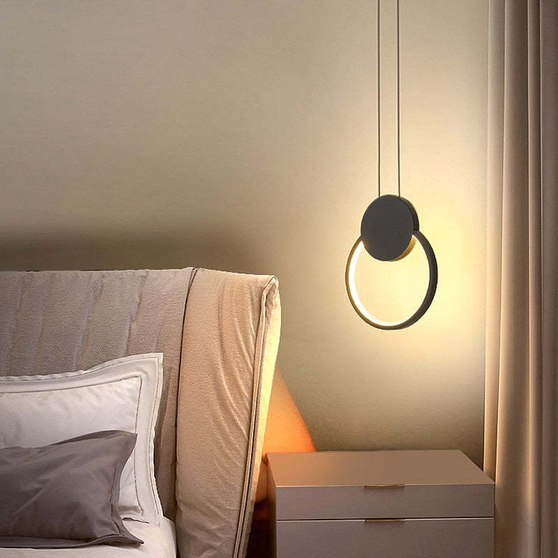 Modern Black Pendant Light with Dimmable Feature | Stylish Hanging Light for Versatile Ambiance 0