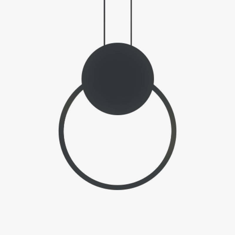 Modern Black Pendant Light with Dimmable Feature | Stylish Hanging Light for Versatile Ambiance 1