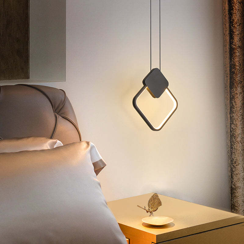 Modern Black Pendant Light with Dimmable Feature | Stylish Hanging Light for Versatile Ambiance 17
