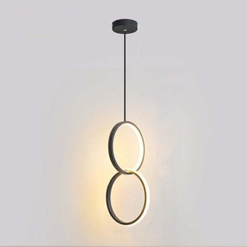 Modern Black Pendant Light with Dimmable Feature | Stylish Hanging Light for Versatile Ambiance 18
