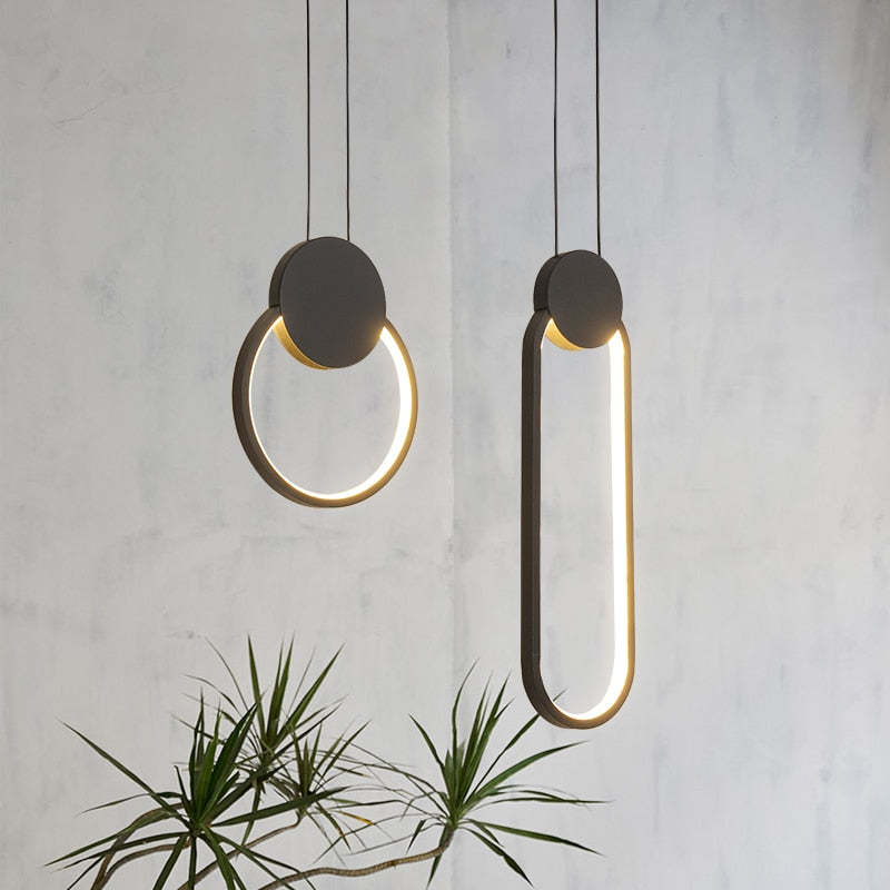 Modern Black Pendant Light with Dimmable Feature | Stylish Hanging Light for Versatile Ambiance 2