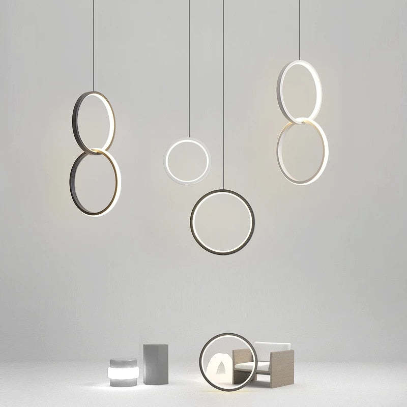Modern Black Pendant Light with Dimmable Feature | Stylish Hanging Light for Versatile Ambiance 8