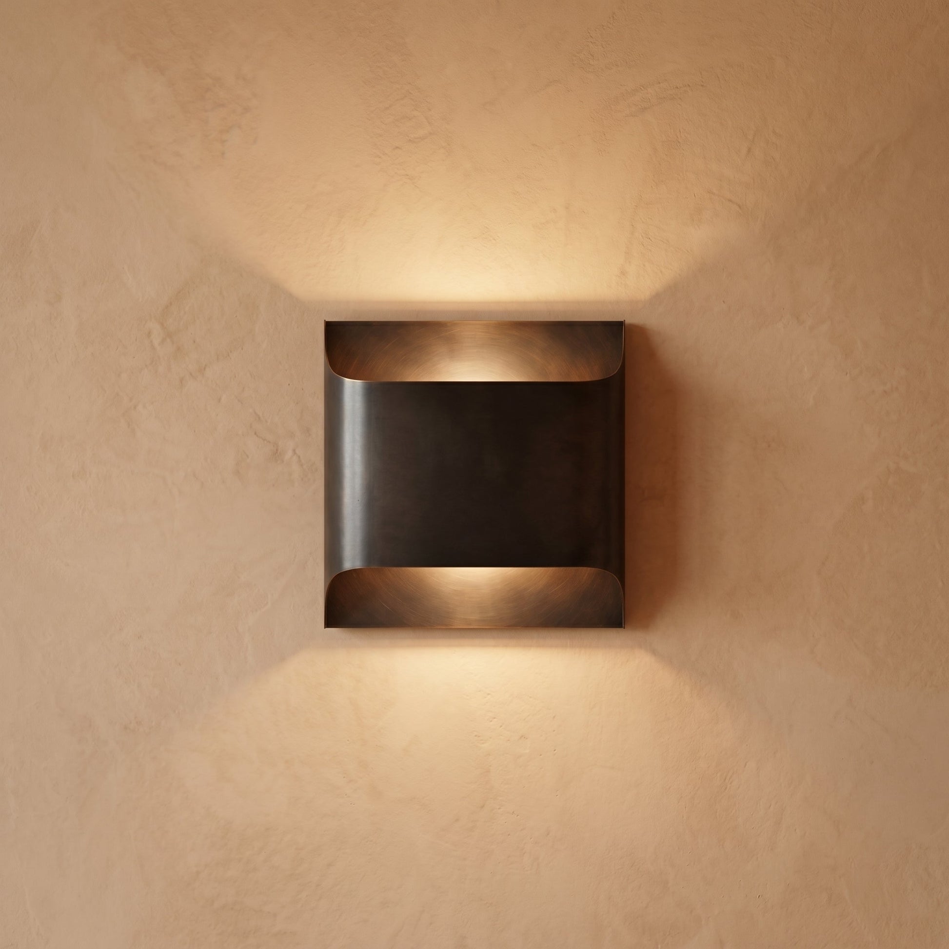 Modern Brass Wall Sconce with Elegant Tapered Shade | Stylish Wall Light for Timeless Ambiance 1
