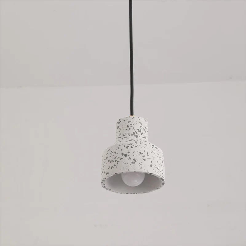 Aira Cement Dome Pendant Light | White, Blue, Red or Black