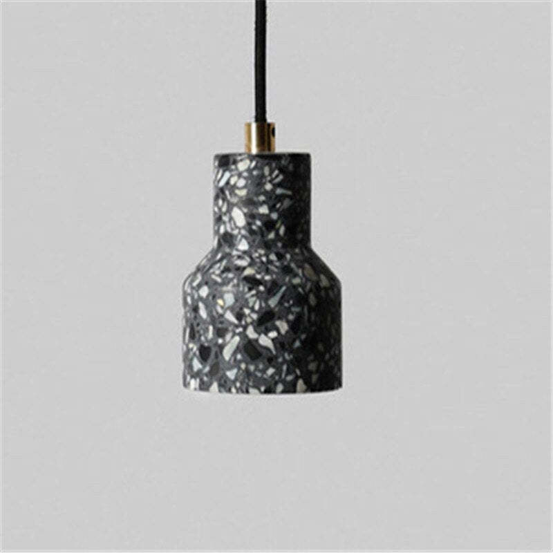 Aira Cement Dome Pendant Light | White, Blue, Red or Black