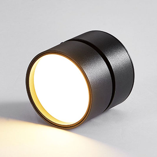 Modern Cylindrical Flush Mount Ceiling Light with Premium Metal Finish | Stylish LED Ceiling Light Fixture for Elegant Illumination 0