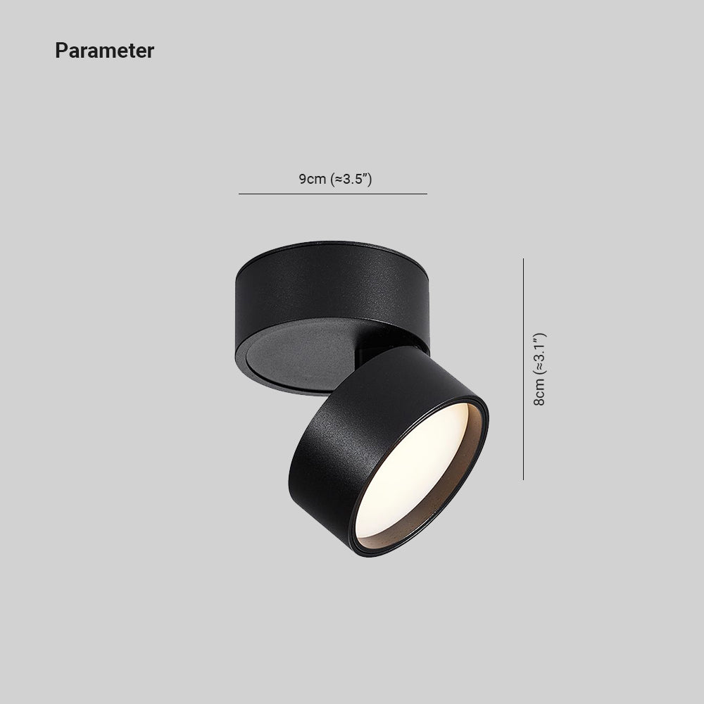 Modern Cylindrical Flush Mount Ceiling Light with Premium Metal Finish | Stylish LED Ceiling Light Fixture for Elegant Illumination 4