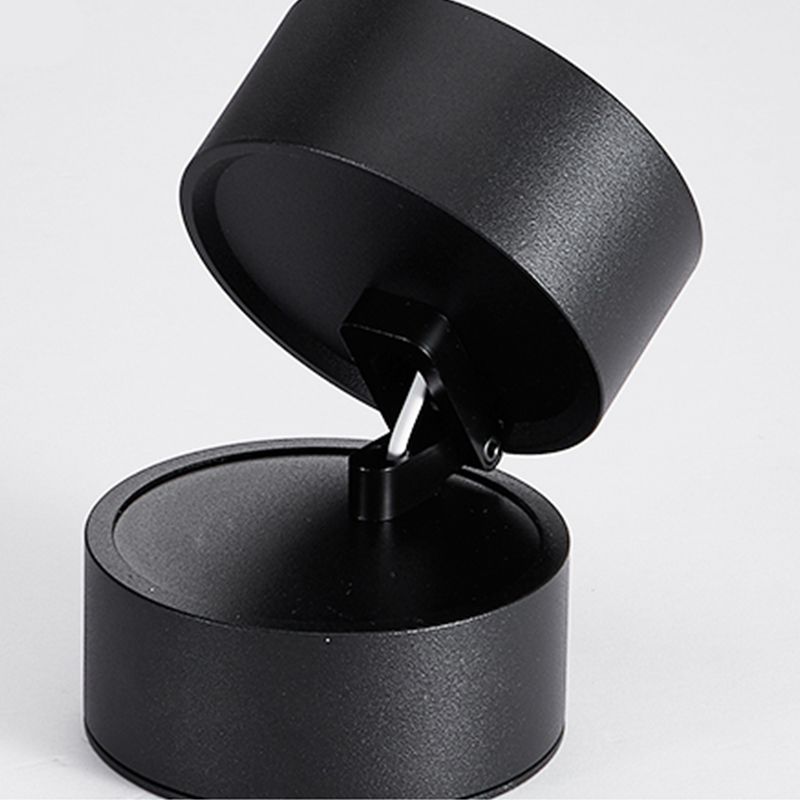 Modern Cylindrical Flush Mount Ceiling Light with Premium Metal Finish | Stylish LED Ceiling Light Fixture for Elegant Illumination 8