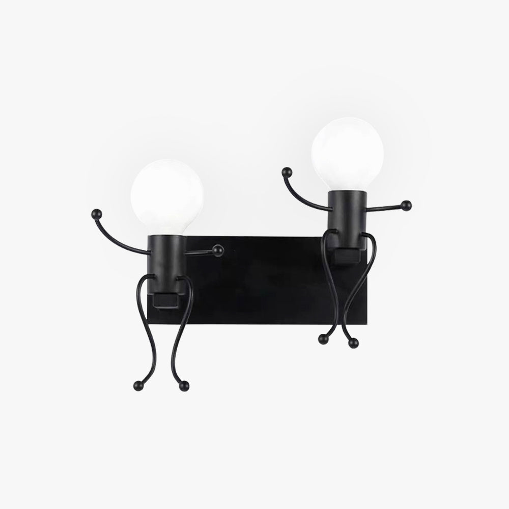 Modern Decorative Wall Lamp | Unique Metal Design with Playful Frame | Stylish Wall Sconces for Home Lighting 1