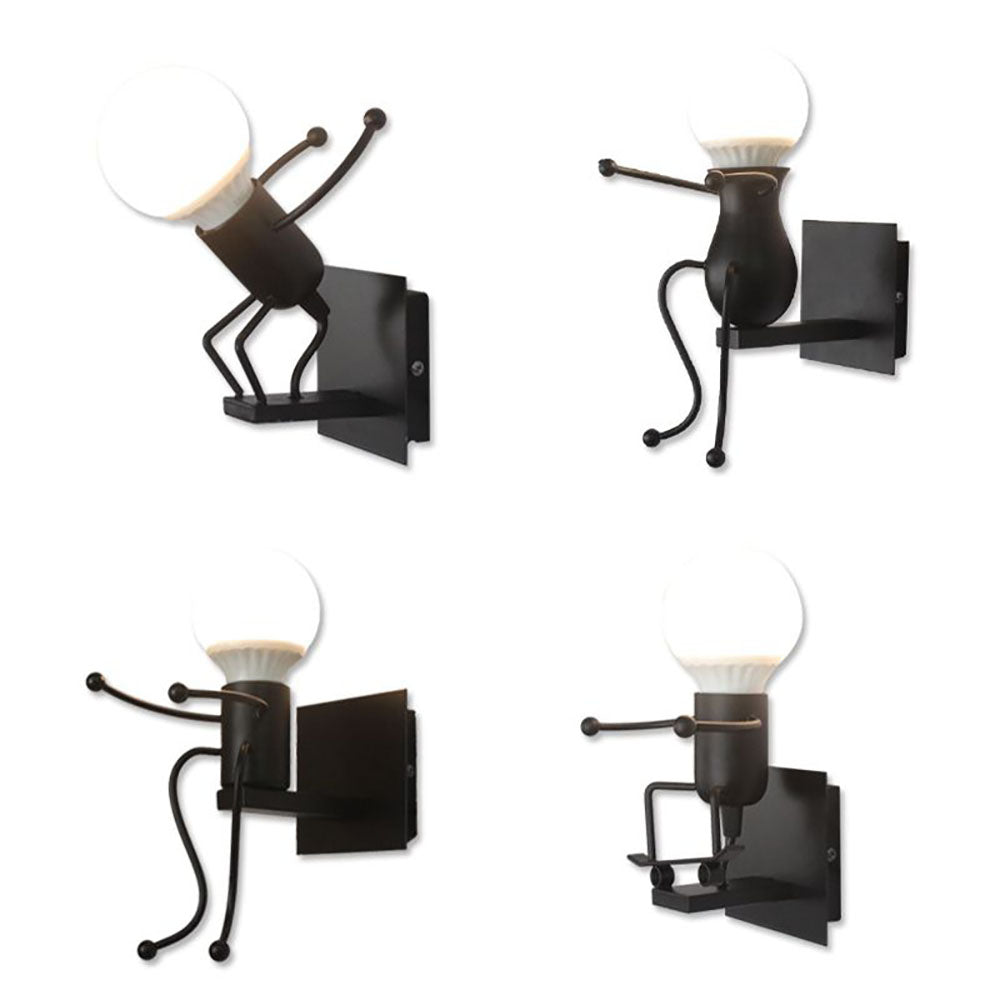 Modern Decorative Wall Lamp | Unique Metal Design with Playful Frame | Stylish Wall Sconces for Home Lighting 3