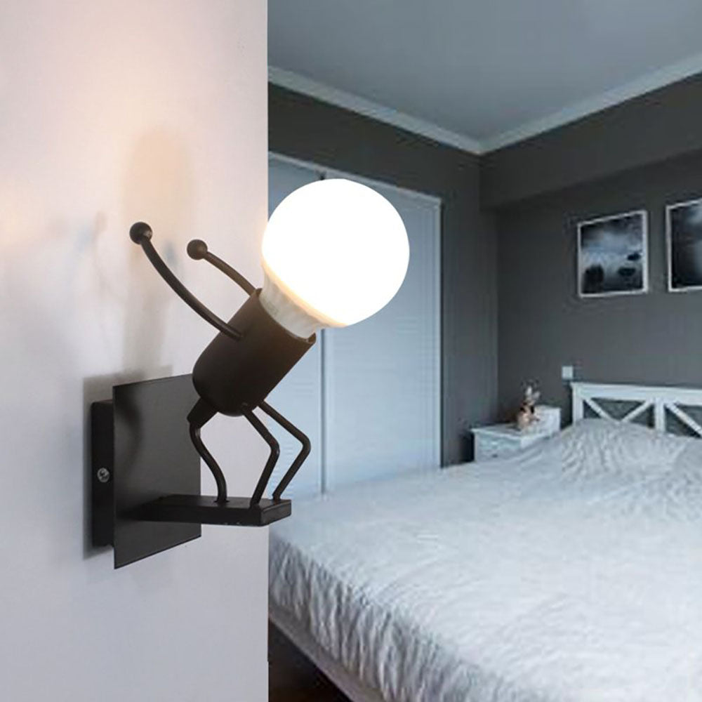 Modern Decorative Wall Lamp | Unique Metal Design with Playful Frame | Stylish Wall Sconces for Home Lighting 4