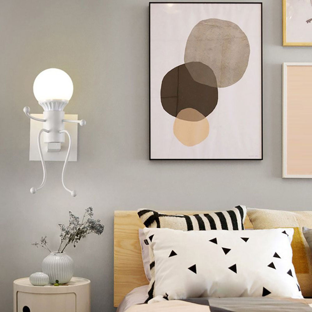Modern Decorative Wall Lamp | Unique Metal Design with Playful Frame | Stylish Wall Sconces for Home Lighting 6