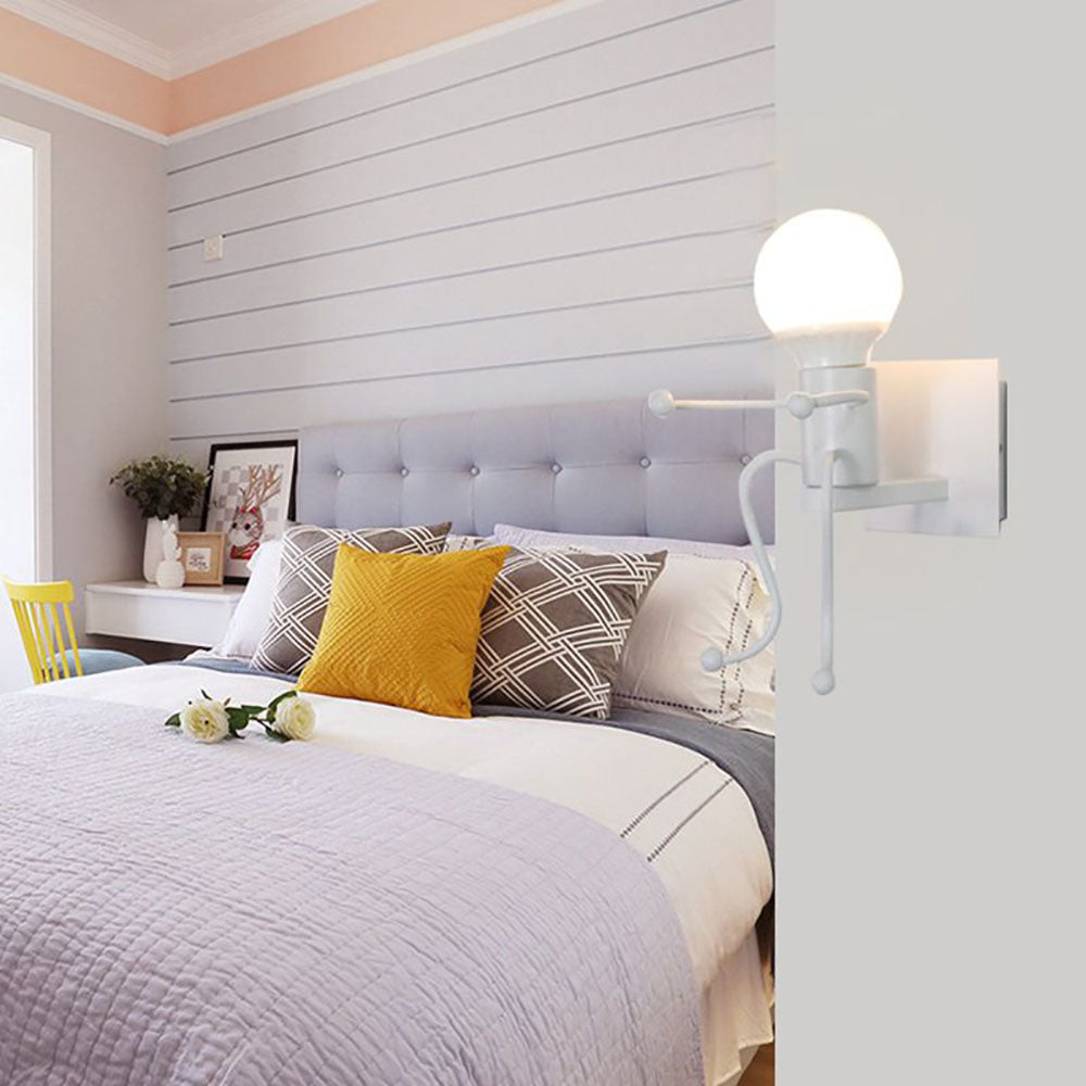 Modern Decorative Wall Lamp | Unique Metal Design with Playful Frame | Stylish Wall Sconces for Home Lighting 8