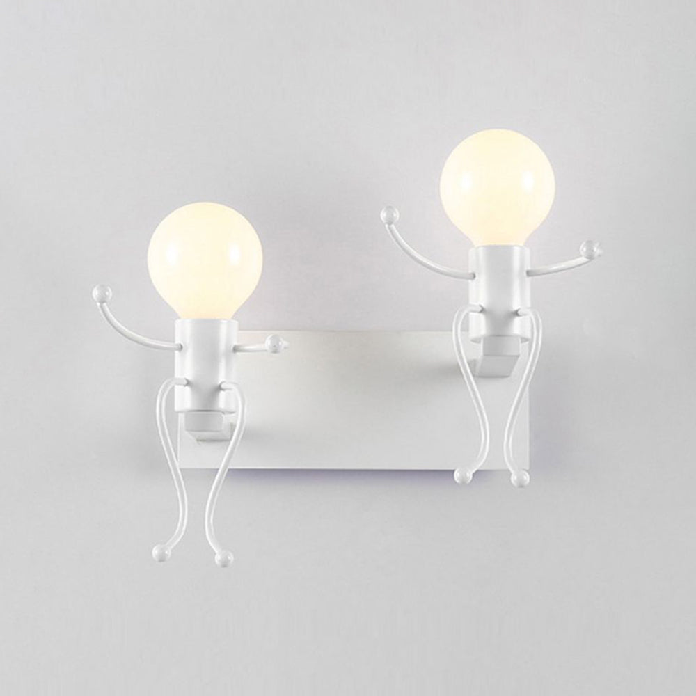 Modern Decorative Wall Lamp | Unique Metal Design with Playful Frame | Stylish Wall Sconces for Home Lighting 9
