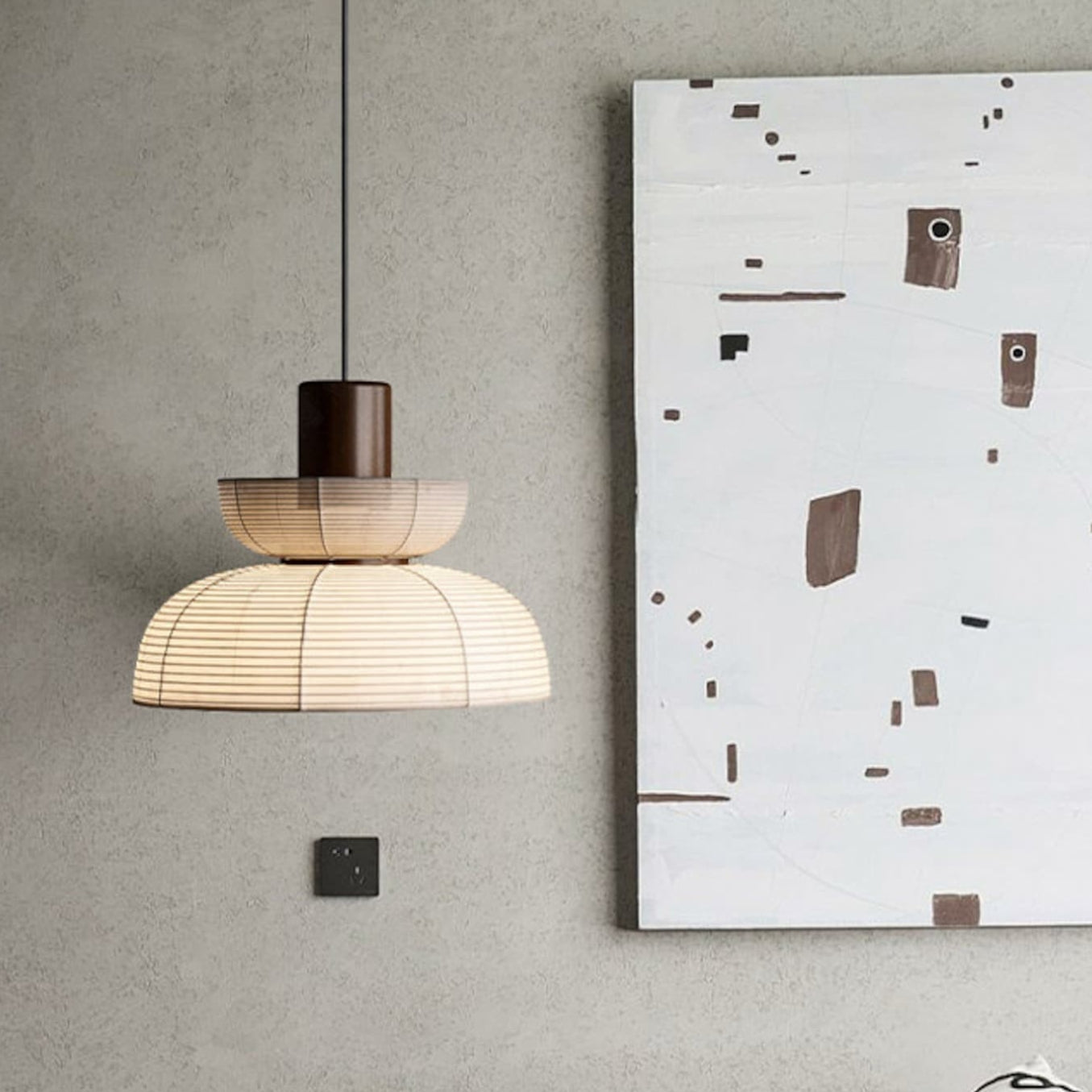 Modern Fabric Pendant Light | Adjustable Cord for Elegant Kitchen Pendant Lighting 5