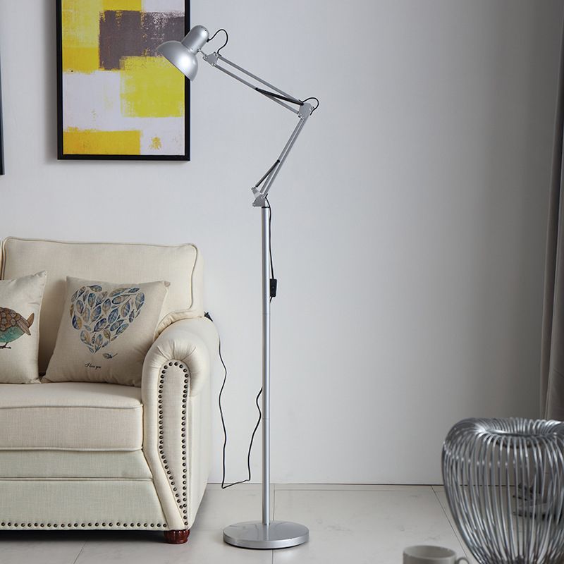 Modern Floor Lamp | Adjustable Height Black Standing Lamp for Stylish Living Room Lighting 2