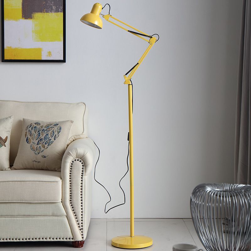 Modern Floor Lamp | Adjustable Height Black Standing Lamp for Stylish Living Room Lighting 3