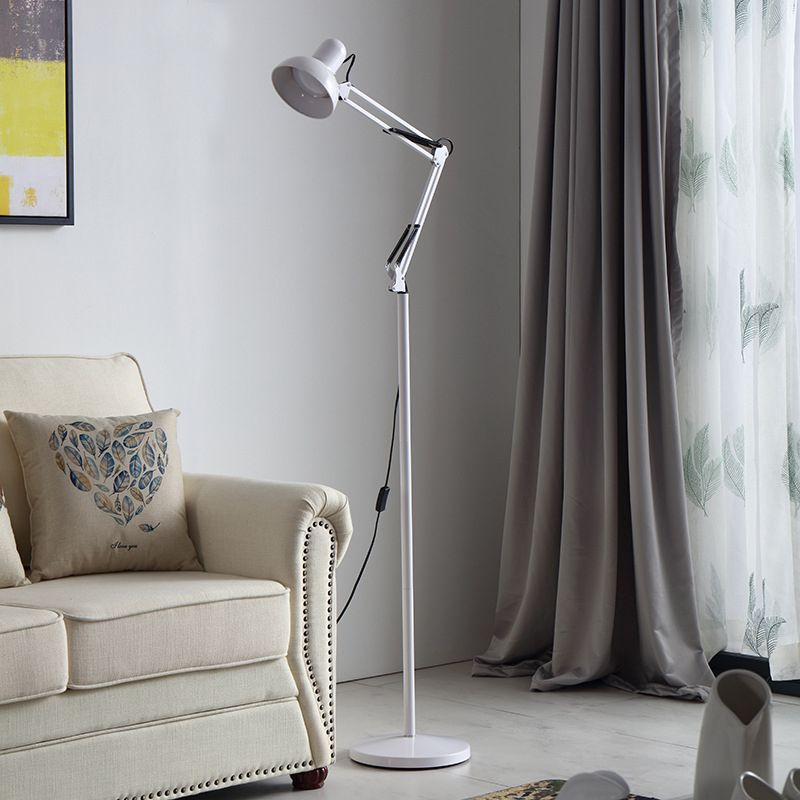 Modern Floor Lamp | Adjustable Height Black Standing Lamp for Stylish Living Room Lighting 4
