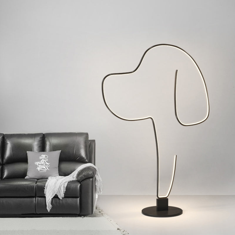 Edge Cat/Dog LED Floor Lamp | Modern Linear