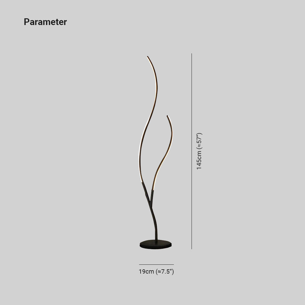 Louise Dimmable Standing Lamp | 2 Colours