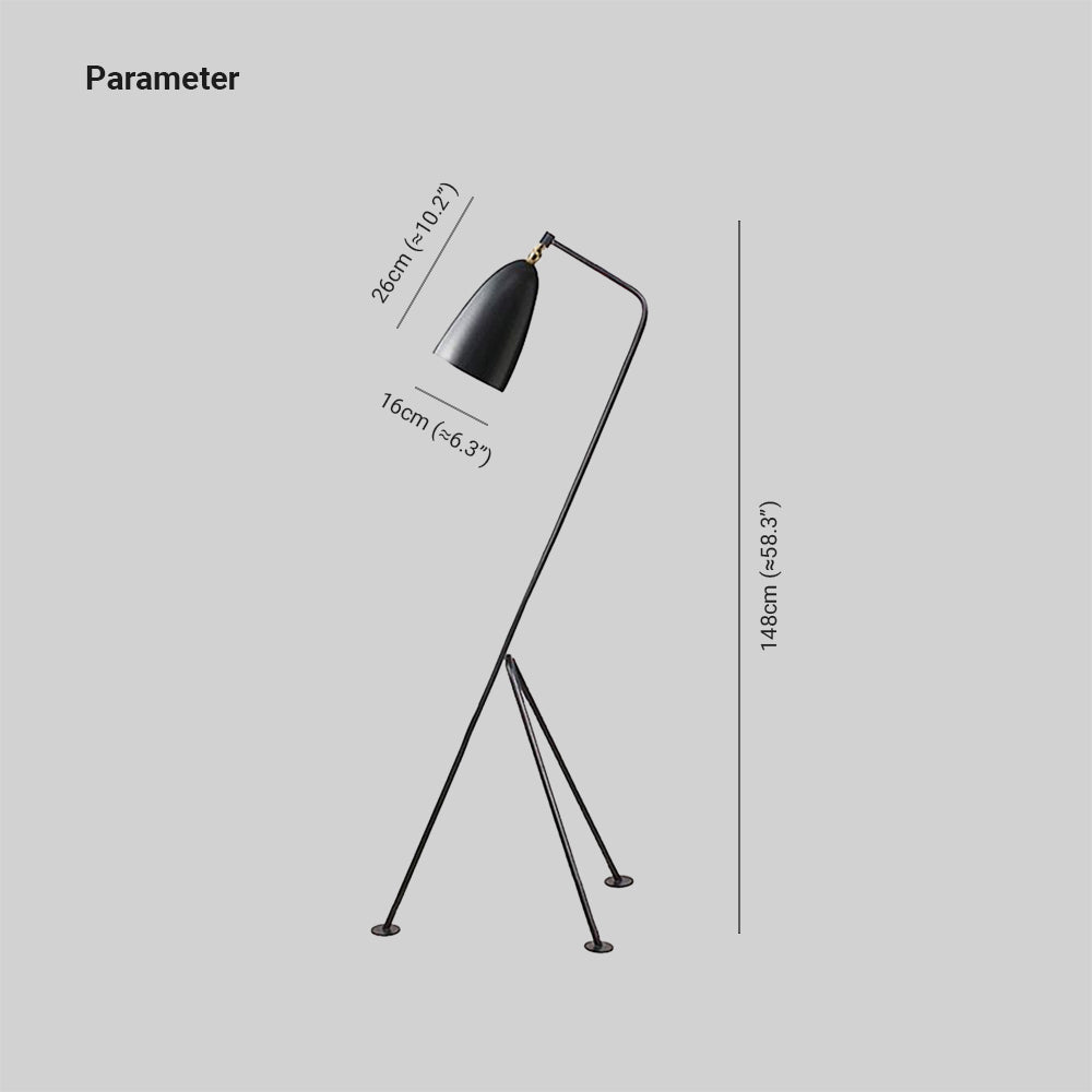 Morandi Folding Metal Floor Lamp | 5 Colours