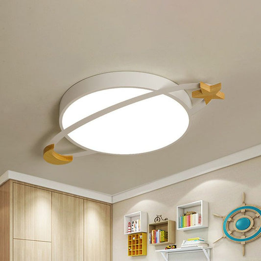 Modern Flush Mount Ceiling Light Fixture with Dimmable Feature | Sleek Design for Elegant Living Spaces 0