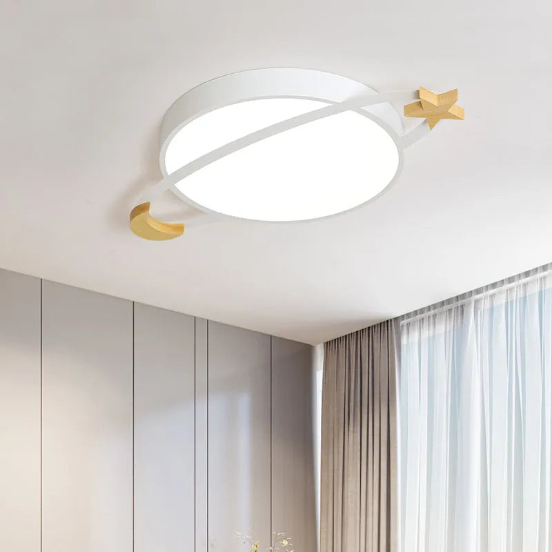 Modern Flush Mount Ceiling Light Fixture with Dimmable Feature | Sleek Design for Elegant Living Spaces 7