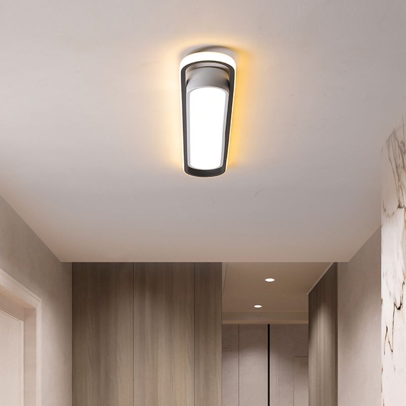 Modern Flush Mount Ceiling Light Fixture with Dimmable LED for Stylish Illumination in Bedrooms and Living Rooms 0