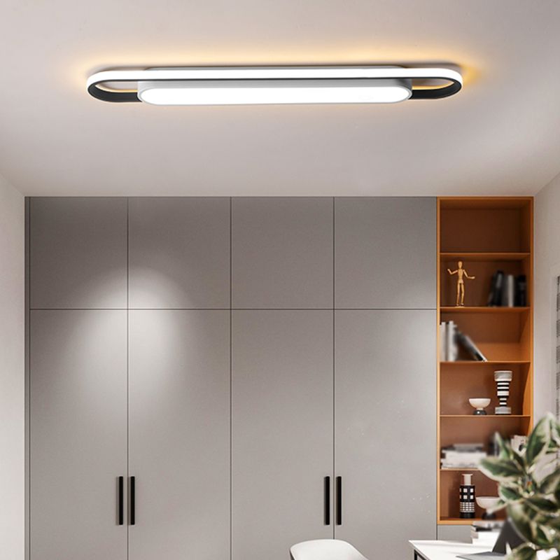 Modern Flush Mount Ceiling Light Fixture with Dimmable LED for Stylish Illumination in Bedrooms and Living Rooms 5