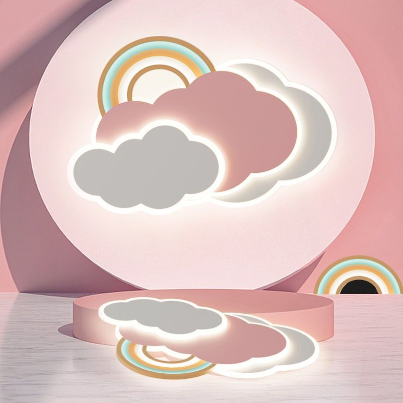 Modern Flush Mount Ceiling Light with Color Changing Feature | Dimmable LED Fixture for Stylish Living Room and Bedroom 6