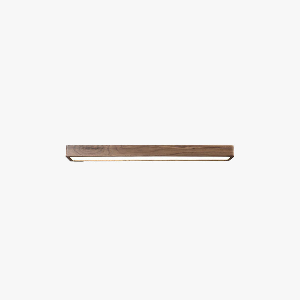 Modern Flush Mount Ceiling Light with LED Technology | Elegant Wood Finish for Cozy Ambiance 1