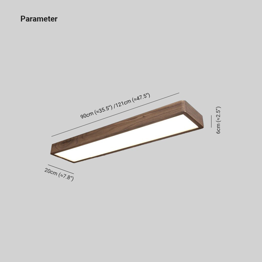 Modern Flush Mount Ceiling Light with LED Technology | Elegant Wood Finish for Cozy Ambiance 4