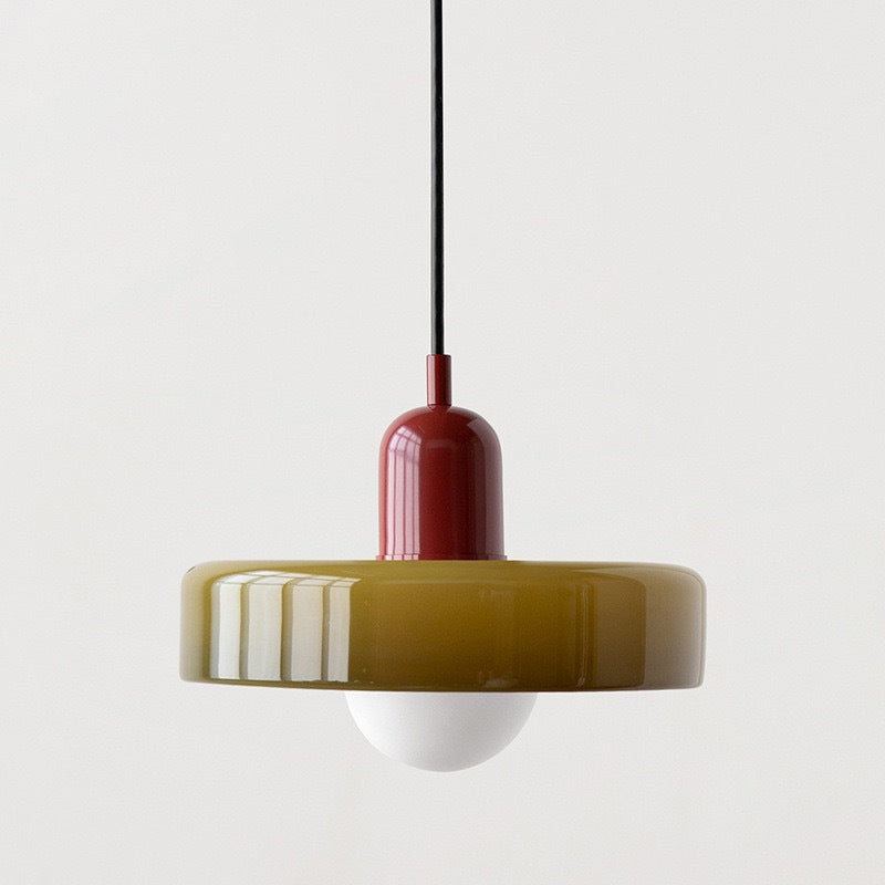 Modern Glass Pendant Lighting | Adjustable Halo Design for Balanced Illumination 10
