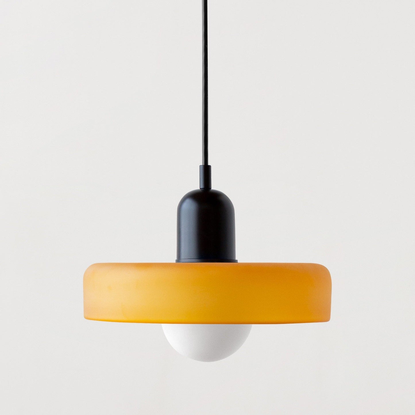 Modern Glass Pendant Lighting | Adjustable Halo Design for Balanced Illumination 12