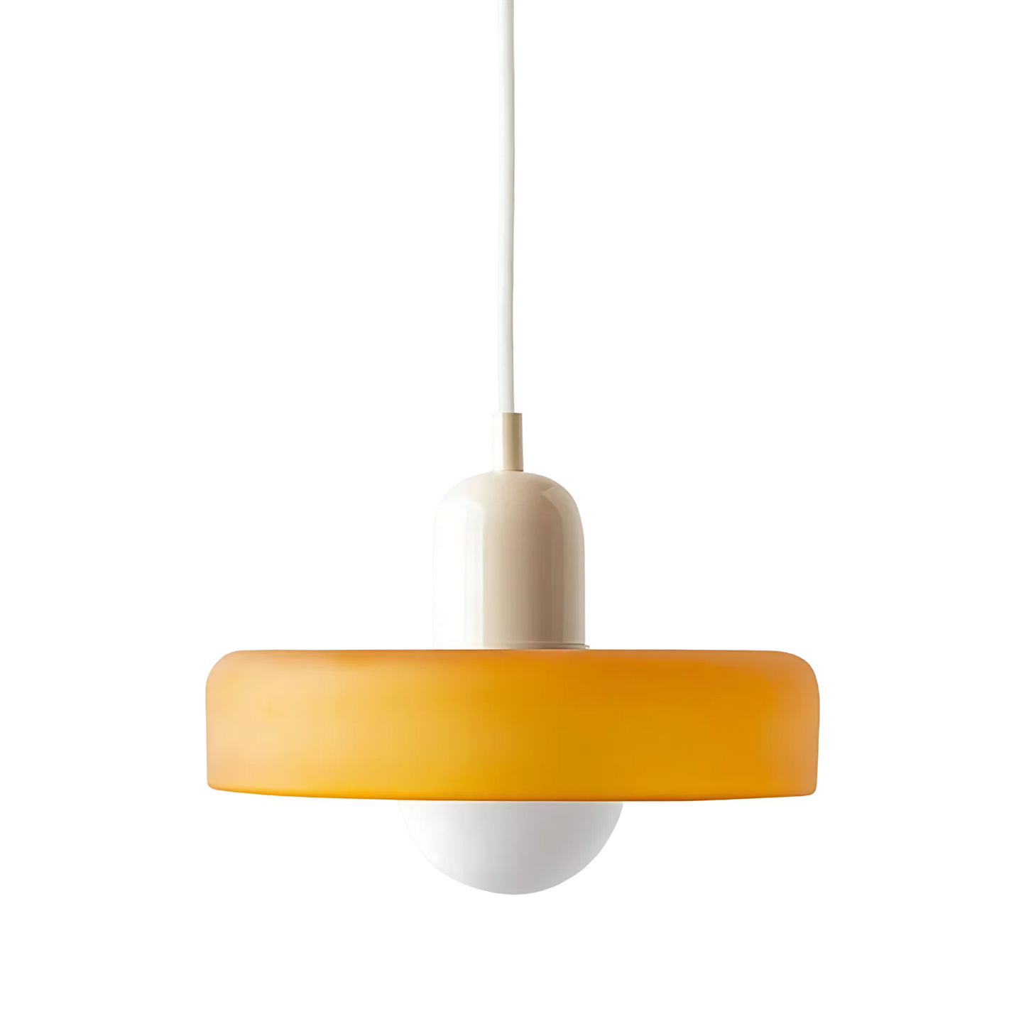 Modern Glass Pendant Lighting | Adjustable Halo Design for Balanced Illumination 6