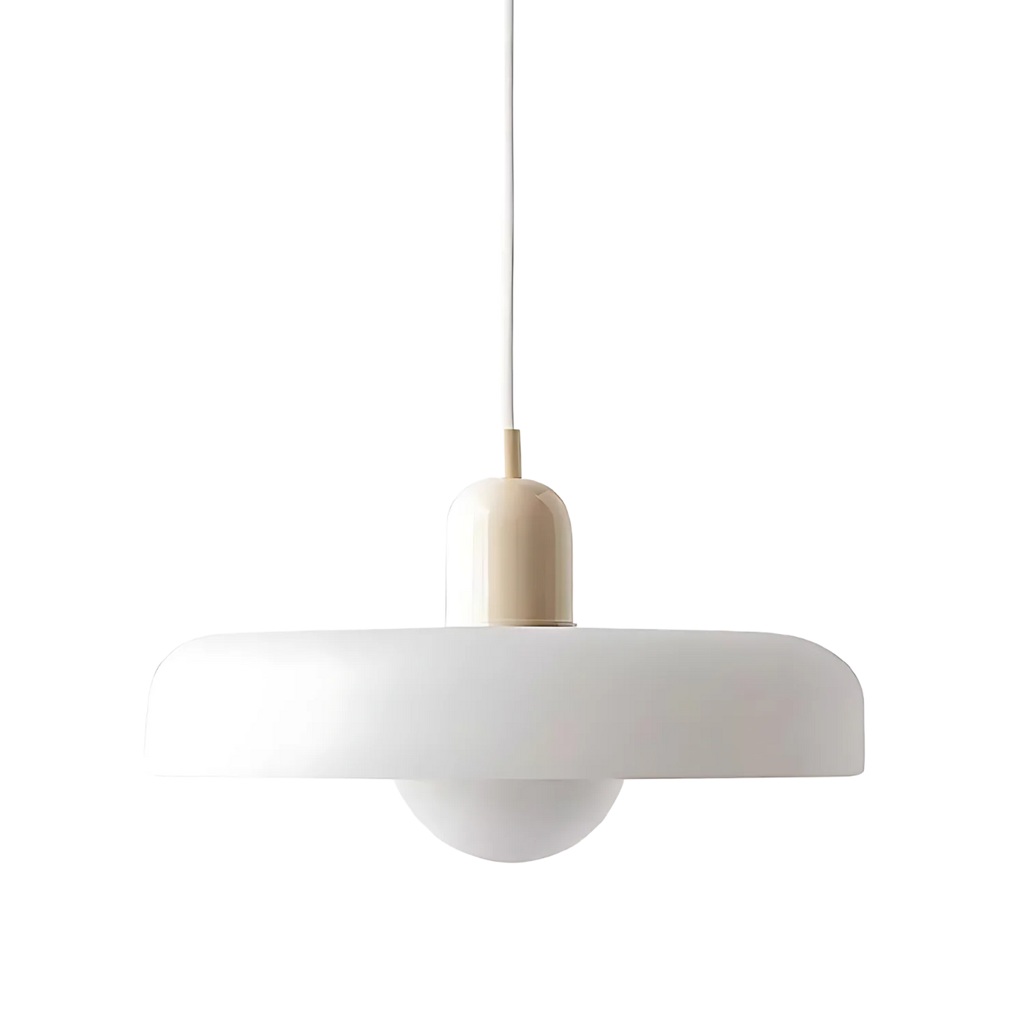 Modern Glass Pendant Lighting | Adjustable Halo Design for Balanced Illumination 7