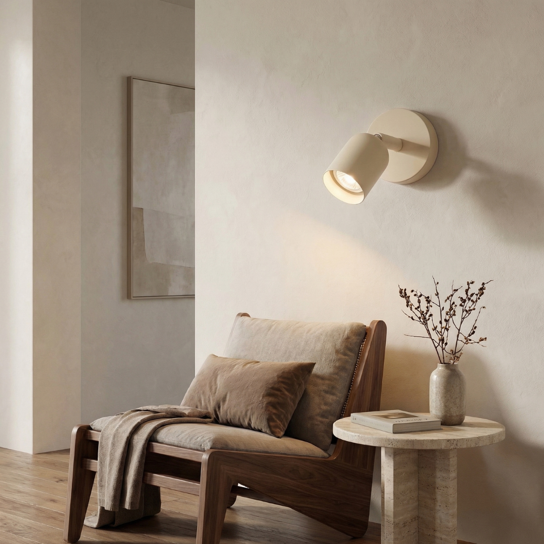 Modern Iron Wall Lamp | Dimmable Sconce Light with Soft LED Glow | Minimalist Design for Cozy Ambiance 1