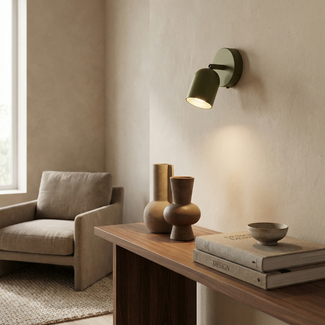 Modern Iron Wall Lamp | Dimmable Sconce Light with Soft LED Glow | Minimalist Design for Cozy Ambiance 3
