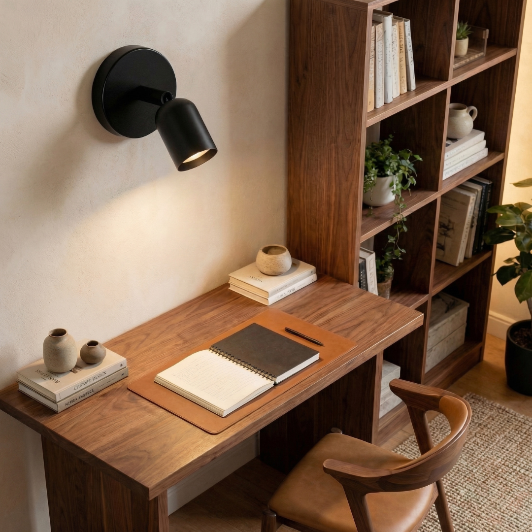 Modern Iron Wall Lamp | Dimmable Sconce Light with Soft LED Glow | Minimalist Design for Cozy Ambiance 5