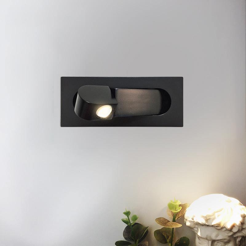 Modern LED Bedside Reading Lamp with Adjustable Head for Focused Illumination 0