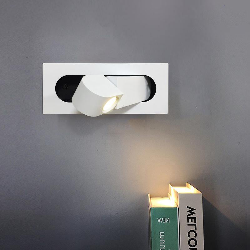 Modern LED Bedside Reading Lamp with Adjustable Head for Focused Illumination 1