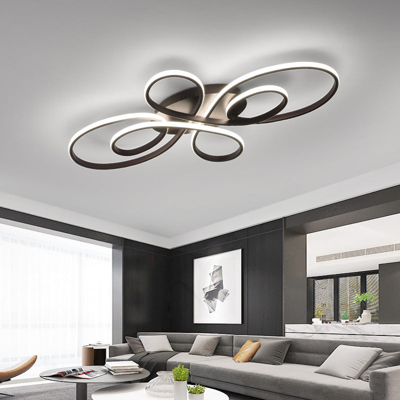 Modern LED Flush Mount Ceiling Light with Dimmable Feature | Elegant Design for Versatile Indoor Spaces 2