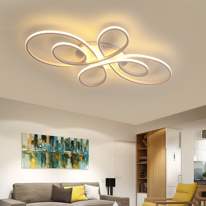 Modern LED Flush Mount Ceiling Light with Dimmable Feature | Elegant Design for Versatile Indoor Spaces 3
