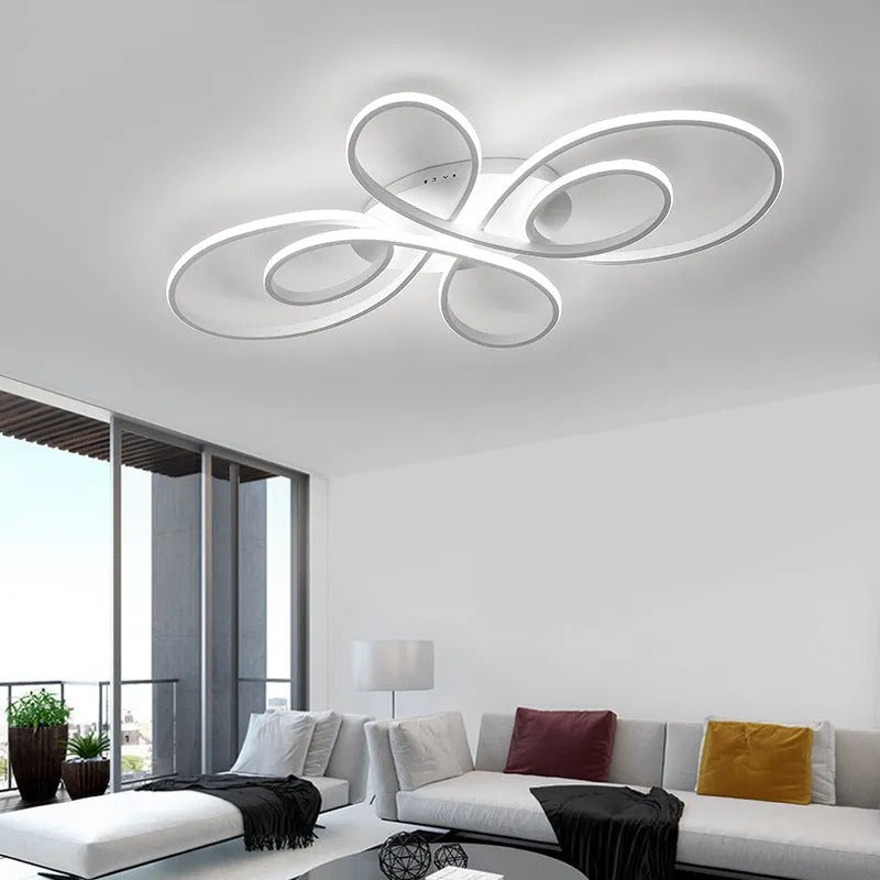 Modern LED Flush Mount Ceiling Light with Dimmable Feature | Elegant Design for Versatile Indoor Spaces 5