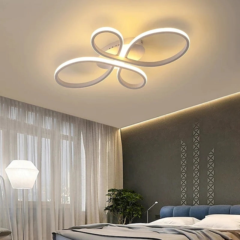 Modern LED Flush Mount Ceiling Light with Dimmable Feature | Elegant Design for Versatile Indoor Spaces 6