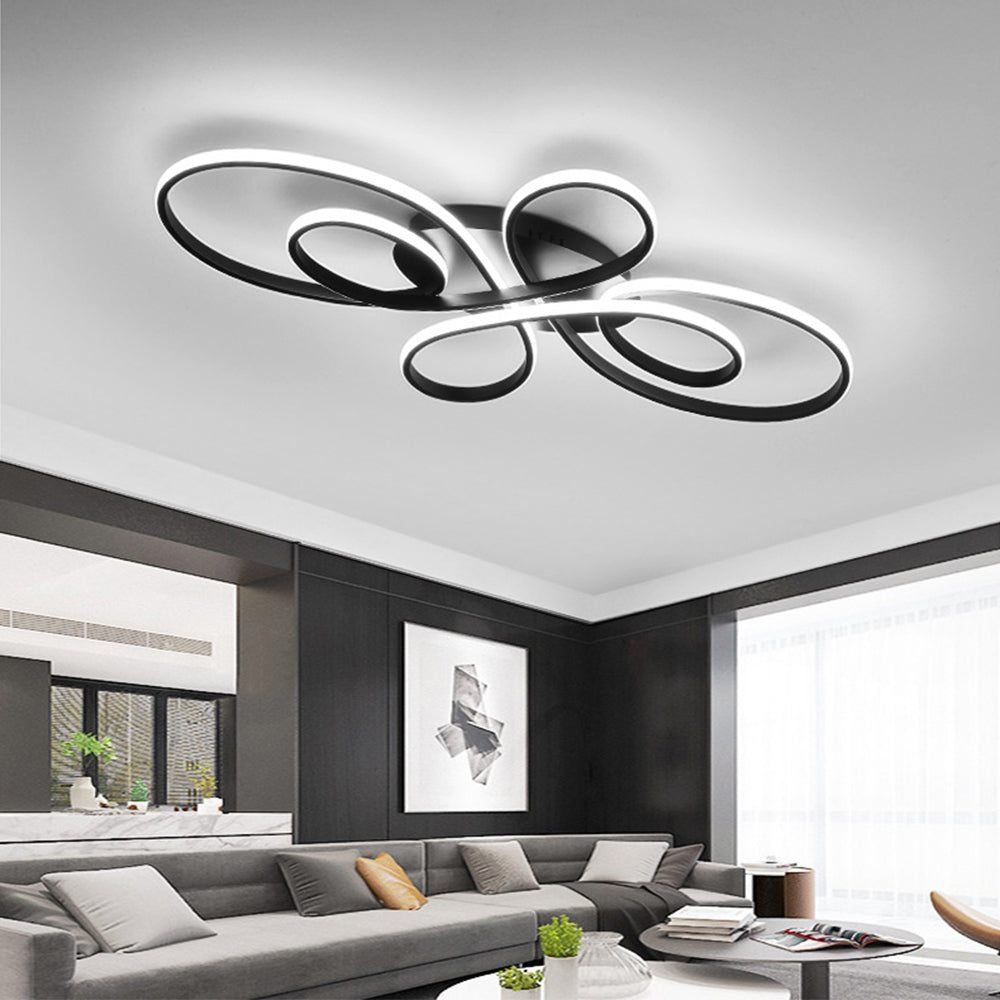 Modern LED Flush Mount Ceiling Light with Dimmable Feature | Elegant Design for Versatile Indoor Spaces 7